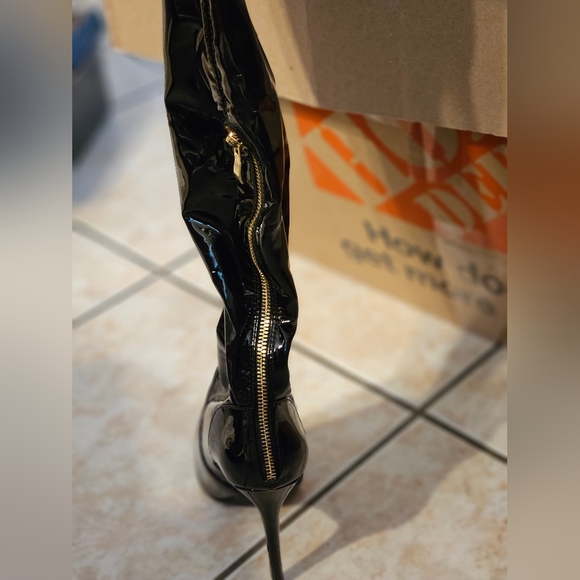NEW Thigh High PATIN BOOTS - Picture 5 of 14